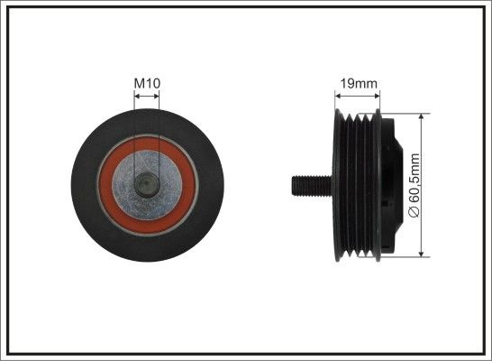 Audi A4, A6, Skoda Superb, VW Passat 1.6-2.0D 93-08 60,5X15X10mm