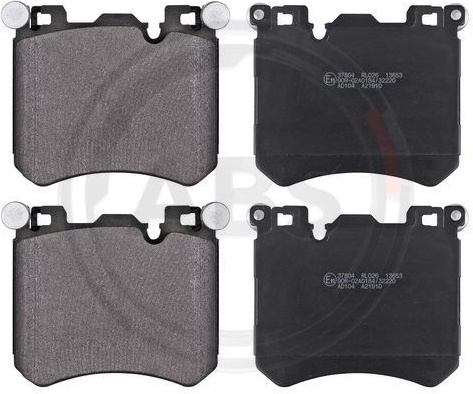  stabdžių trinkelių rinkinys, diskinis stabdys