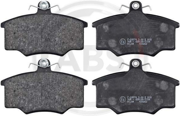  stabdžių trinkelių rinkinys, diskinis stabdys