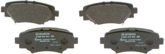  stabdžių trinkelių rinkinys, diskinis stabdys