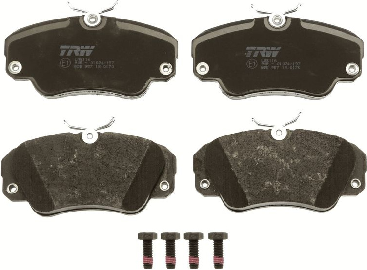  stabdžių trinkelių rinkinys, diskinis stabdys