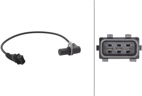  jutiklis, skirstomojo veleno padėtis