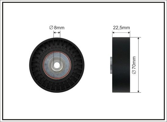 BMW 3 (E46), 5 (E39), 7 (E38), X5 (E53), Land Rover, Range Rover III, Opel Omega B 2.0D,3.0D 98- 70X22,5X8