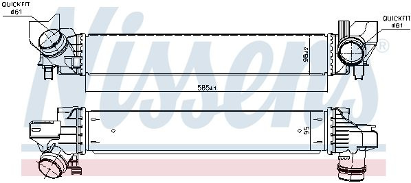  tarpinis suslėgto oro aušintuvas, kompresorius