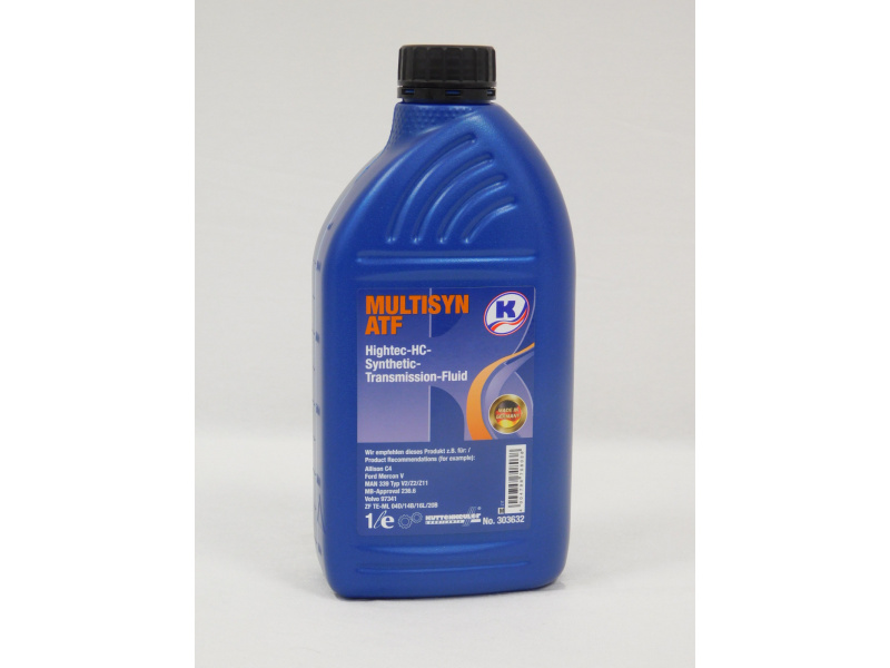 Multisyn ATF 1L Dexron H/G/F ATF +3 / +4 raudonas , HC sintetika