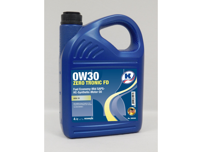 ZERO TRONIC FD 0W30 4L C2 , Ford WSS-M2C950-A , Fiat 9.55535-GS1/DS1