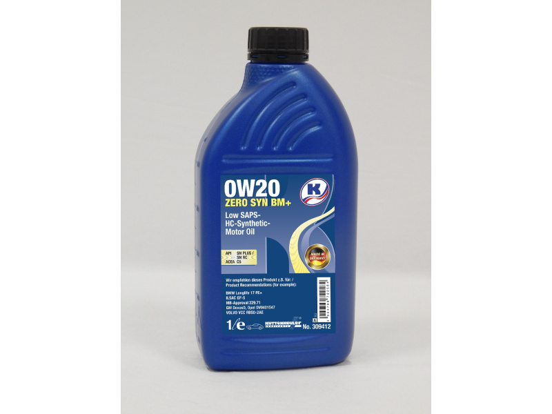ZERO SYN BM+ 0W20 1L BMW LL17 FE, SN+ , C5