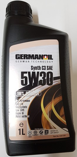 5W30 1L Synth C3 SAE SN/CF VW 502.00/505.01 BMW LL-04 GM Dexos 2