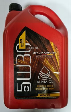 ALPHA 5W30 5L C3 SN/CF VW502.00/505.01,BMW LL-04,GM Dexos 2,MB229.51/229.52