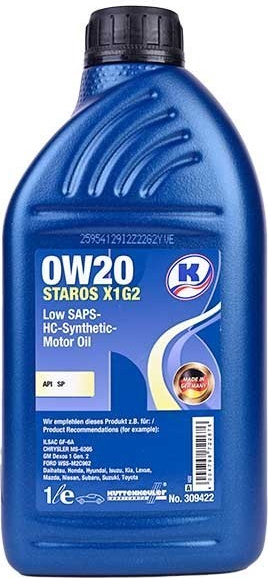 Staros X1G2 1L SAE 0W20 SP, Dexos 1 Gen 2 , GF-6A , spec. LSPI
