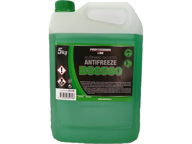 5kg žalias -35°C G11 BS6580