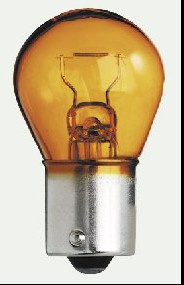 1328 Jahn PY21W 12V 21W BAU15s AMBER Long Life nesimetrinis fiksavimas