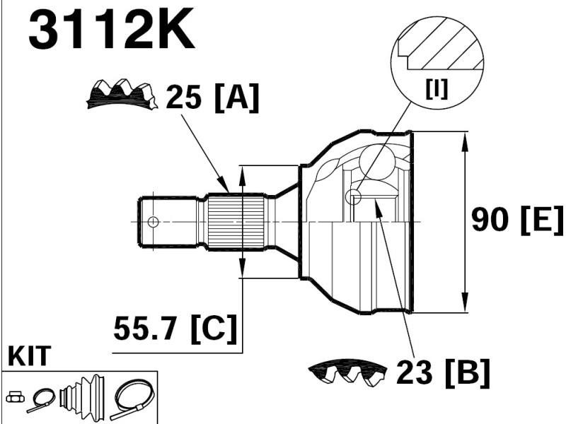 CITROEN Xantia 1.6-1.9D-2.0, ZX PEUGEOT 306 1.8-1.9D , 405 1.8D