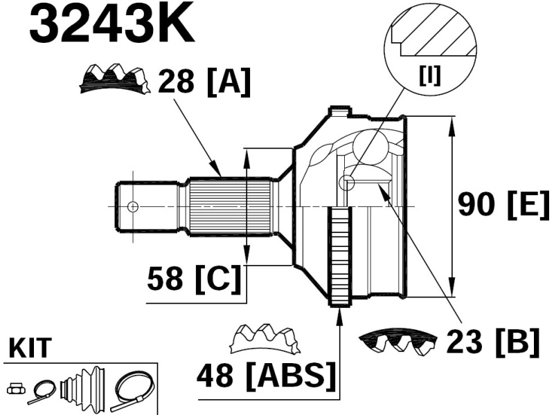 Citroen XM 2.0-2.1D, Peugeot 605 2,1D-3,0; ABS48