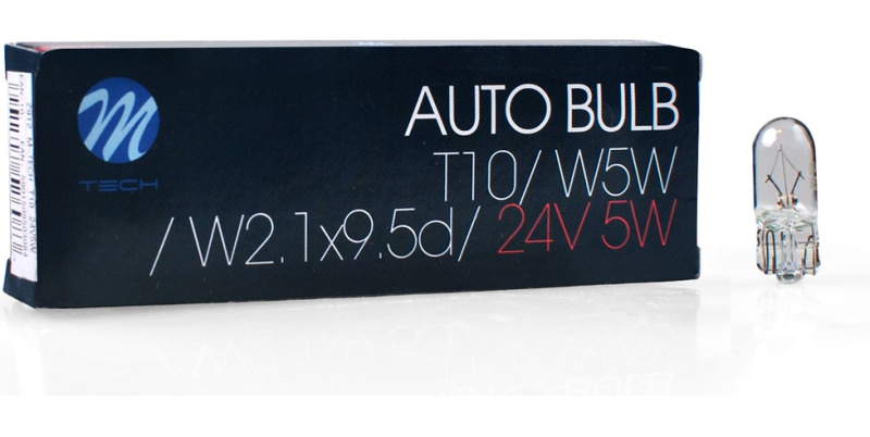 W5W 24V 5W W2,1x9,5d T10 becokolinė