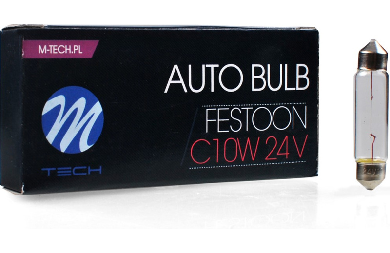 C10W 24V 10W T11X41mm SV8.5 saloninės Z944