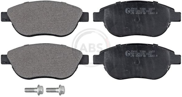  stabdžių trinkelių rinkinys, diskinis stabdys