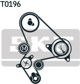  paskirstymo diržo komplektas