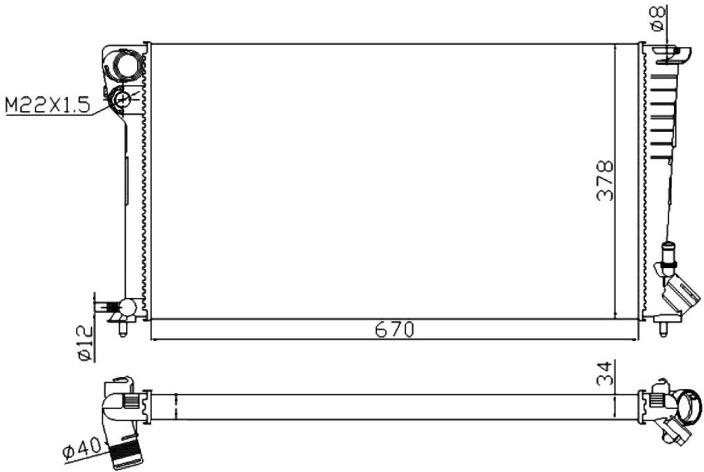  radiatorius, variklio aušinimas
