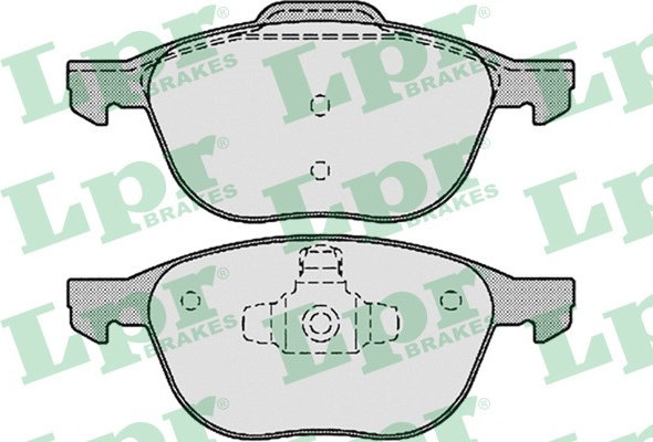 Ford C-Max 07-, Focus 04-, Focus C-Max 03-, Focus 12-, Kuga 08- 2.5, Mazda 3 03-, 5 05-; Volvo C30 06-, S40 04-, V40 12-, V50 04-, C70 97-; 1.6-2.0, 1.6-2.0TDCI; P155.1-156.3xA62.4-67xS18.3mm; Ate; priekio