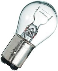 1341 Jahn P21/5W 12V 21/5W BAY15d 2 kont. simetrinis fiksavimas