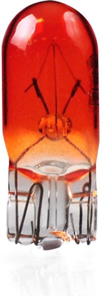 T10 WY5W 12V 5W AMBER W2,1x9,5d becokolinė oranžinė