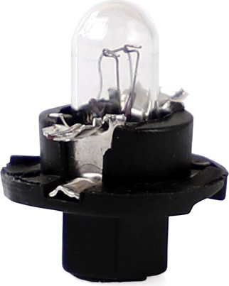 MF5 12V 1.2W BX8,4d su korpusu juoda