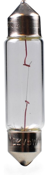 C5W T11x41 SV8.5 12V 5W cilindrinė