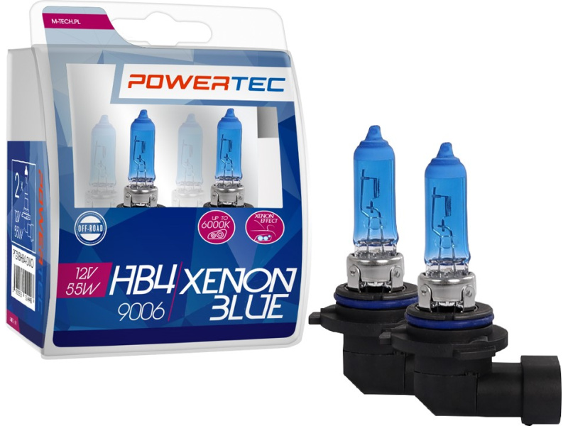 HB4 12V 55W P22d Xenon Blue 2vnt. 9006 dėžutėje