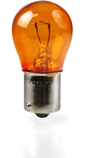 12V 21W BA15S AMBER oranžinės 1 kont.simetriniu fiksavimu Z19