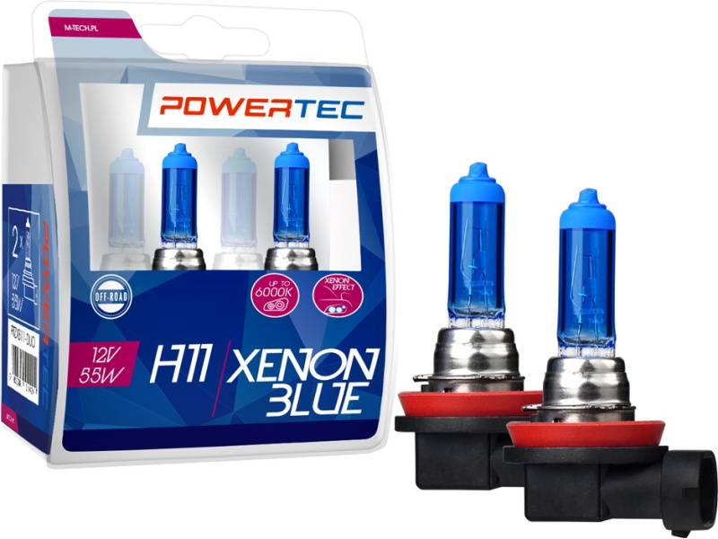 H11 12V 55W PGJ19-2 Xenon Blue 2vnt. dėžutėje