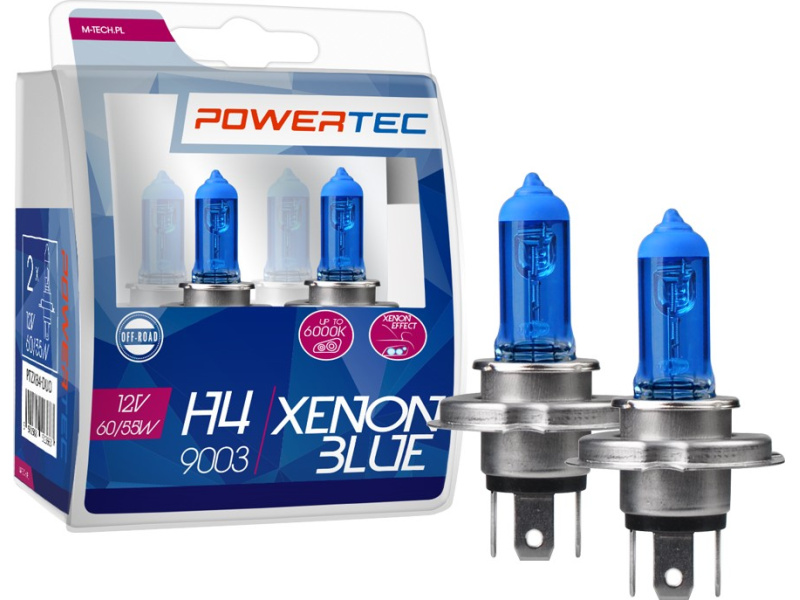 H4 12V 60/55W P43t Xenon Blue 2vnt. dėžutėje