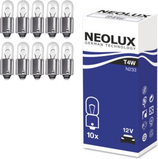 NEOLUX BA9s 12V 4W T4W