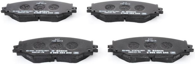  stabdžių trinkelių rinkinys, diskinis stabdys