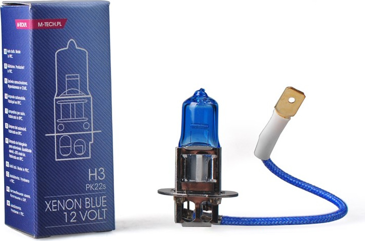 M-Tech H3 12V 55W Xenon Blue PK22s