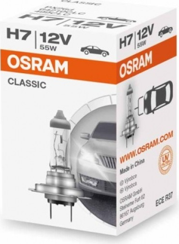 OSRAM Classic 12V 55W H7 PX26d 64210CLC