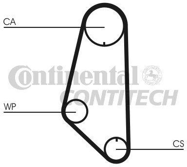 HR90133x19mm VW Golf 1.6 92-97; Seat Ibiza; Cordoba -99