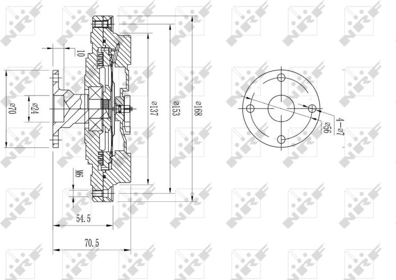  sankaba, radiatoriaus ventiliatorius