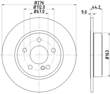 MB A W176 12-, B W246 11- galo 276x9
