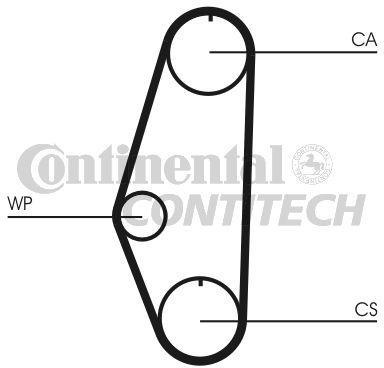 HR40280x18mm VW Golf ll 1.3; Golf lll 1.4; Polo -94