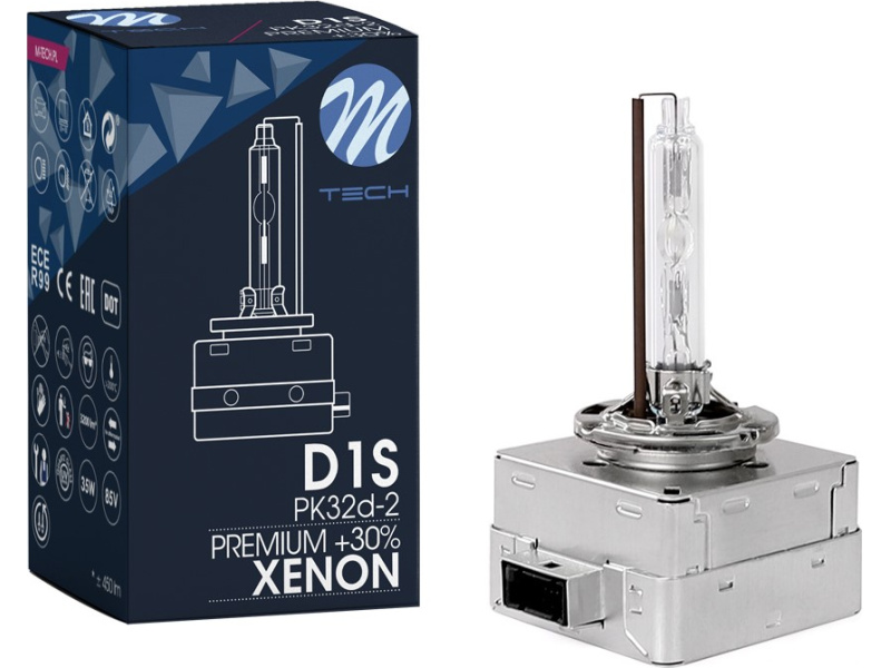 D1S PREMIUM 4300K 85V 35W PK32d-2 xenon su blokeliu