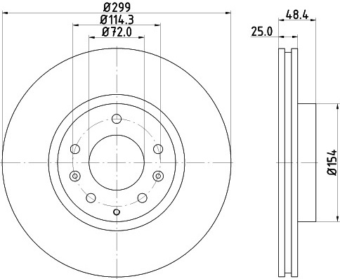 Mazda 6 07-13 priekio 299x25