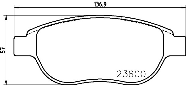 Citroen Berlingo , C3, C4, Xsara Picasso , Peugeot 207, 307, 1007, Partner priekio