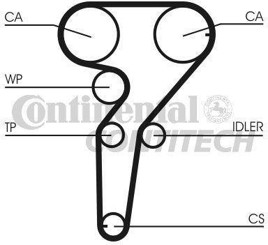 HR99168x24mm Alfa 1.8-2.0 95-06; Fiat 95- Lancia 94-