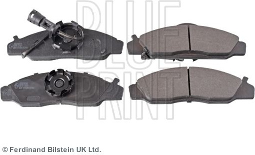  stabdžių trinkelių rinkinys, diskinis stabdys