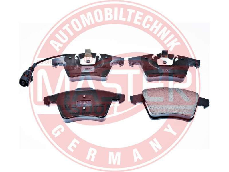 VW Transporter T5 03-, 2.0, 3.2 V6, 1.9-2.5TDI; P155.1-156.3xA73.3-74.8xS18.1-17.6; indikatoriai 1; Ate; priekio