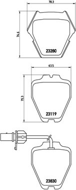 Audi A6 2.7-4.2 98- , Allroad 00-05, VW Phaeton priekio