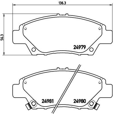 Honda Civic 06- , CR-Z 10- , Insight 09- , Jazz 08- priekio