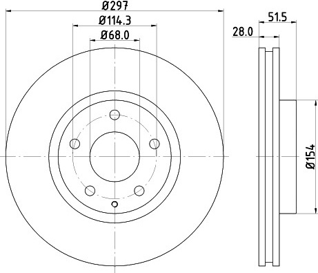 Mazda 6 2.0, 2.2D , 2.5 12- priekio 297x28