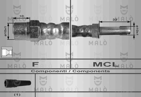 BMW E39 all, E38; galo 323mm